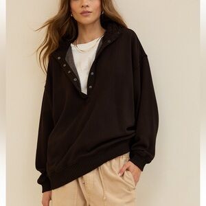 Aerie Oh Snap Sweatshirt - Deep Earth